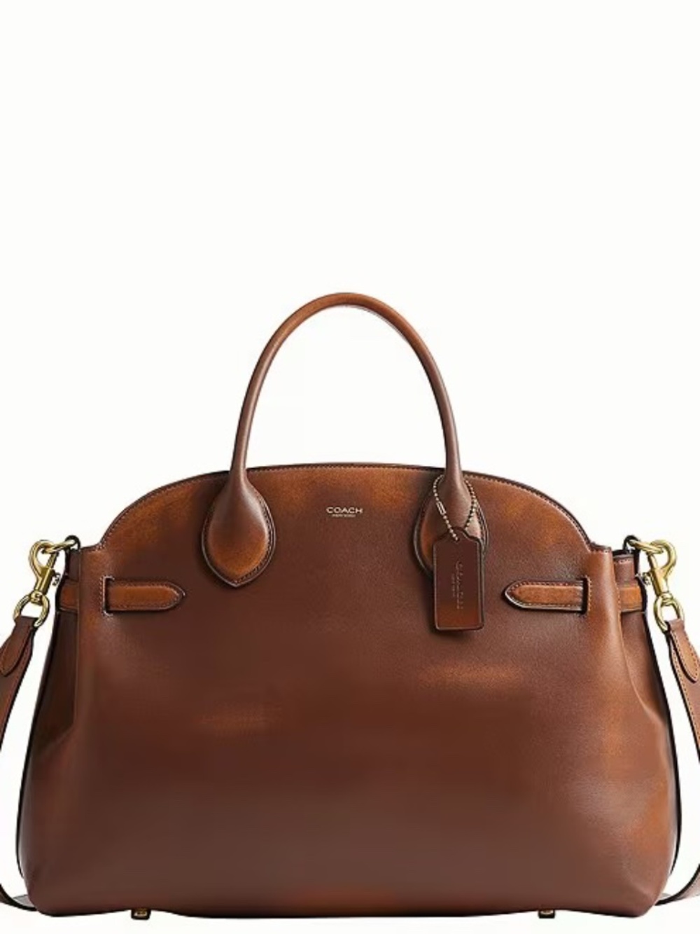 Coach Brown Loved Leather Empire 40, unreleased by Coach, sold out, in hand!